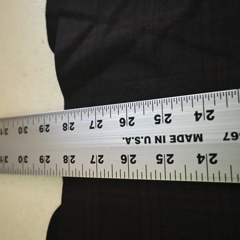 Ryan Seacrest 38R Brown Red Plaid Peak Lapel Mens‎ Blazer Suit Jacket Sport Coat